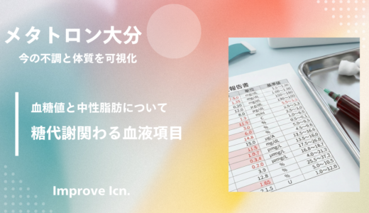 糖代謝に関わる血液項目